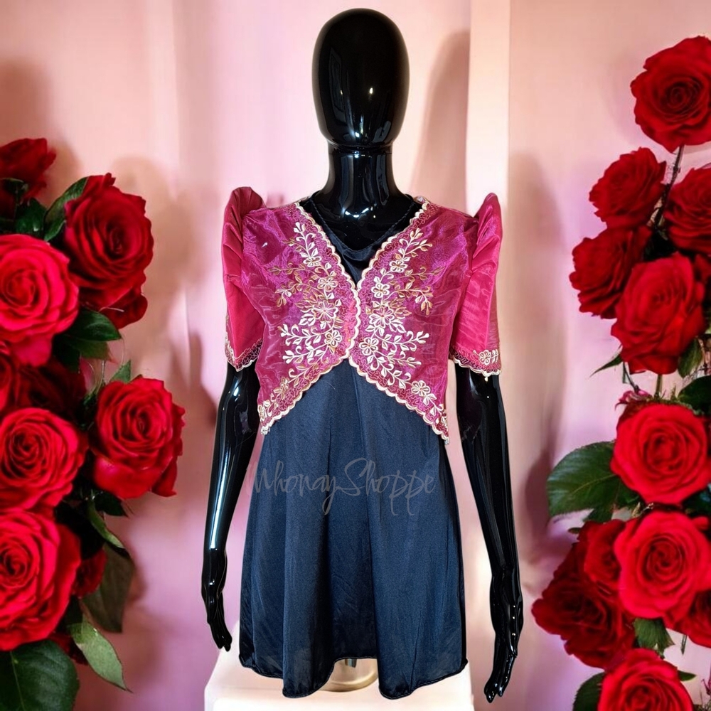 Elegant Women's Blouse with Embroidered Detail (Read Condition Note)